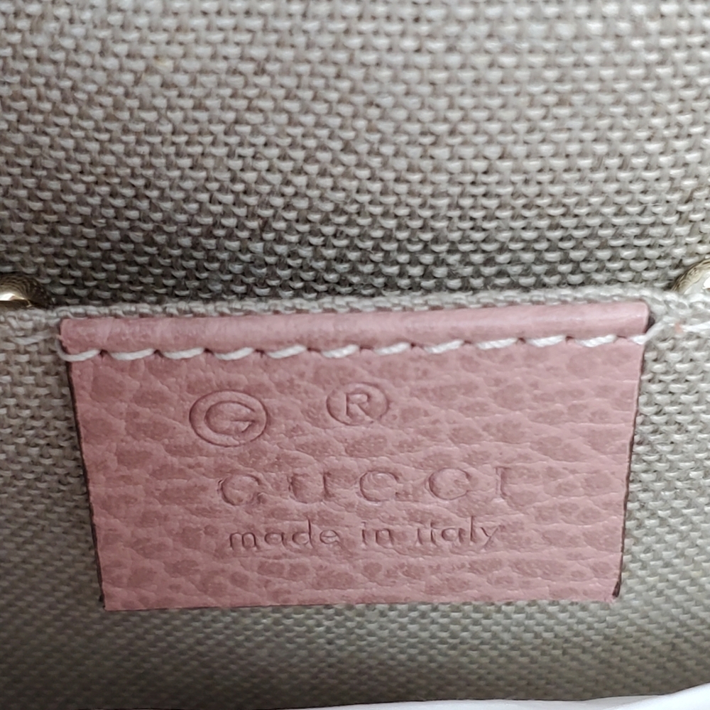 Gucci GG Interlocking Pink Crossbody Bag Brand New - Picture 10 of 13